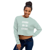 Creme de la creme Crop Sweatshirt